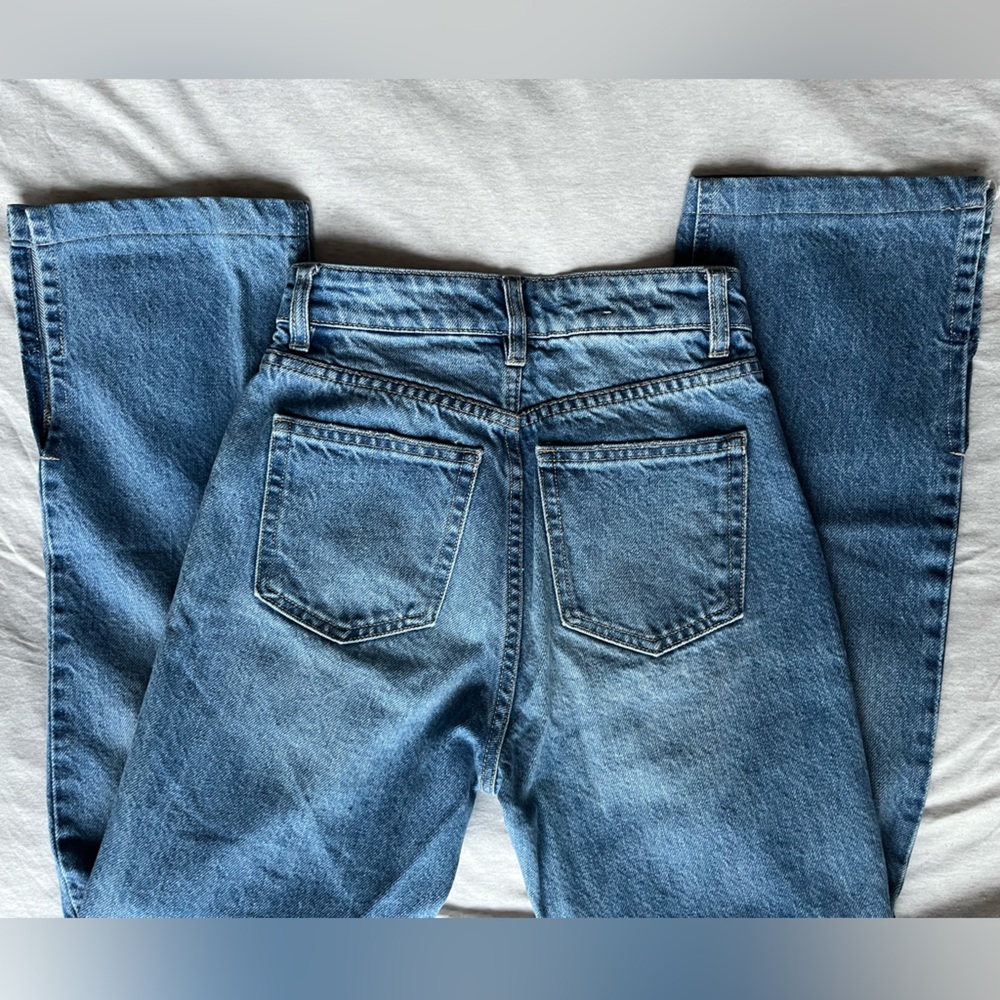 H&M Straight High Split Jeans - Picture 12 of 16